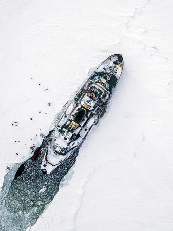 Fahrt mit dem Eisbrecher Sampo