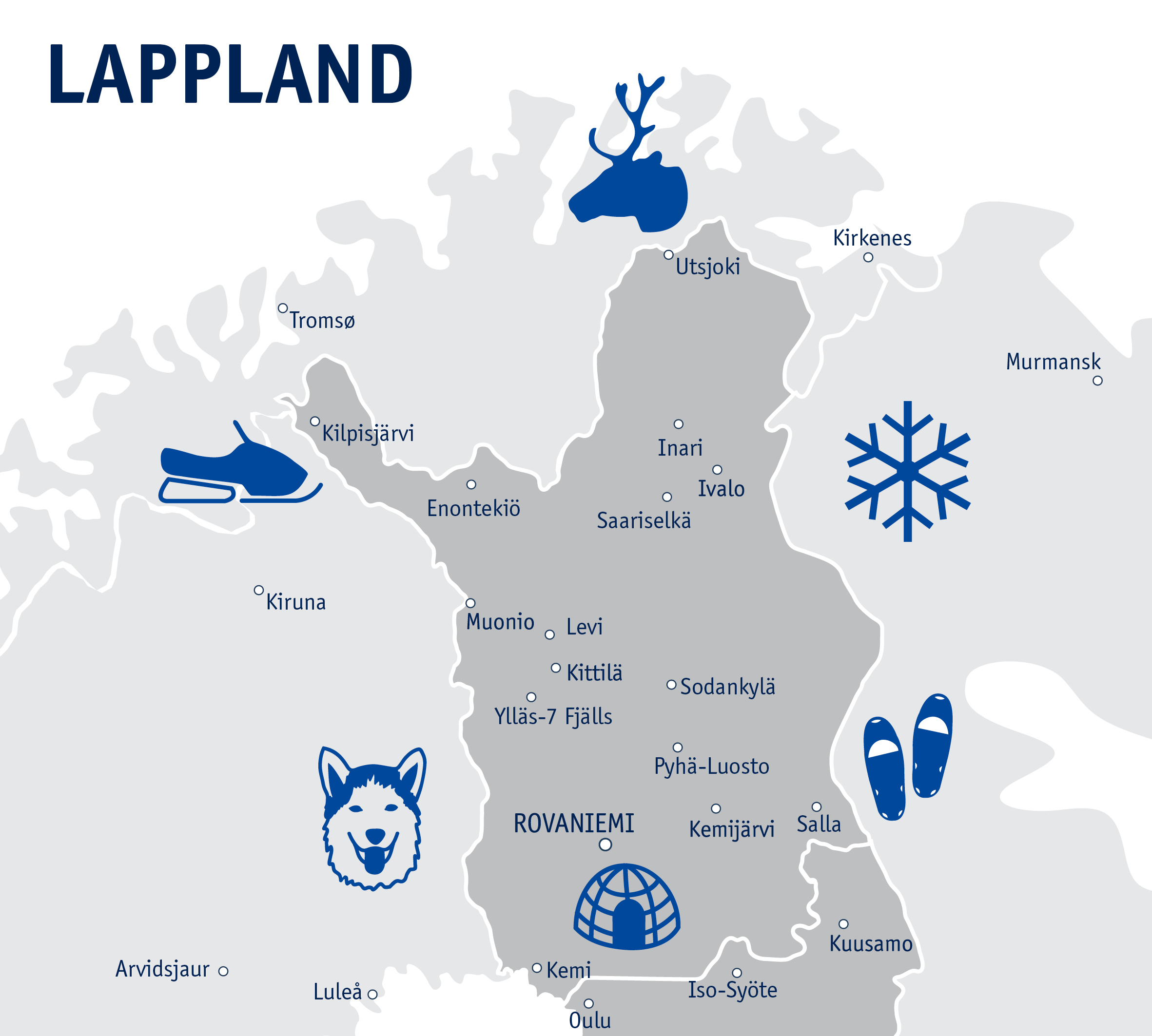 Karte Lappland Karte Lappland